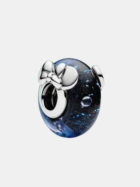 New Minnie Mouse Blue Murano Charm